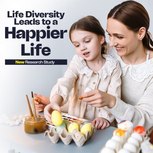 Live Diversity Leads to a Happier Life